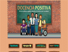 Tablet Screenshot of docenciapositiva.com